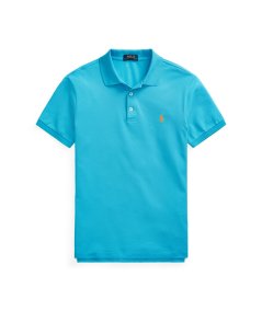 Slim fit pique polo shirt